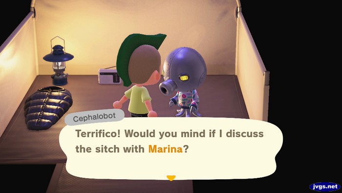 Cephalobot: Terrifico! Would you mind if I discuss the sitch with Marina?