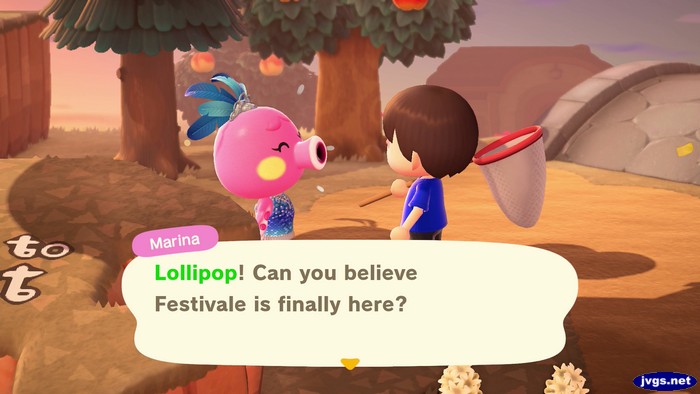 Marina: Lollipop! Can you believe Festivale is finally here?