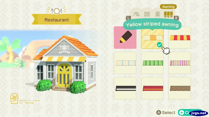 The exterior of my restaurant in Happy Home Paradise.
