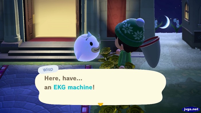 Wisp: Here, have... an EKG machine!