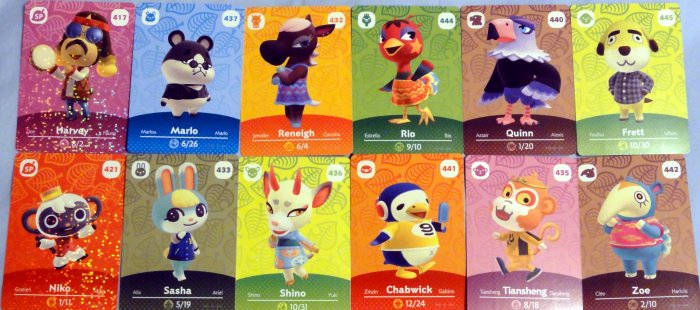 My first 12 Series 5 amiibo cards.