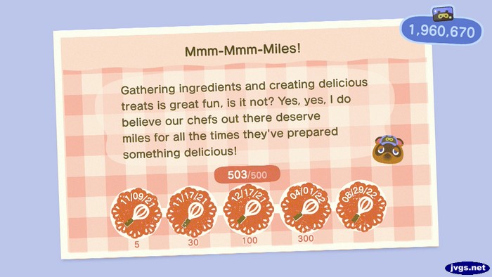 Mmm-Mmm-Miles! completed.
