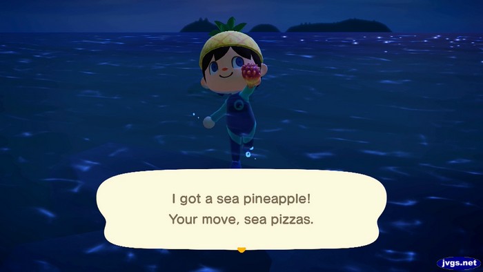 I got a sea pineapple! Your move, sea pizzas.