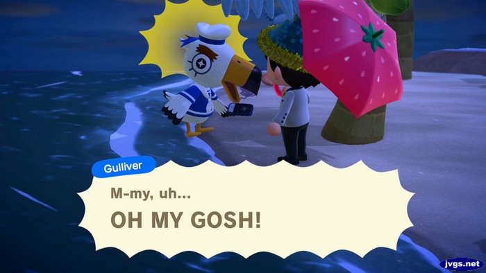 Gulliver: M-my, uh... OH MY GOSH!