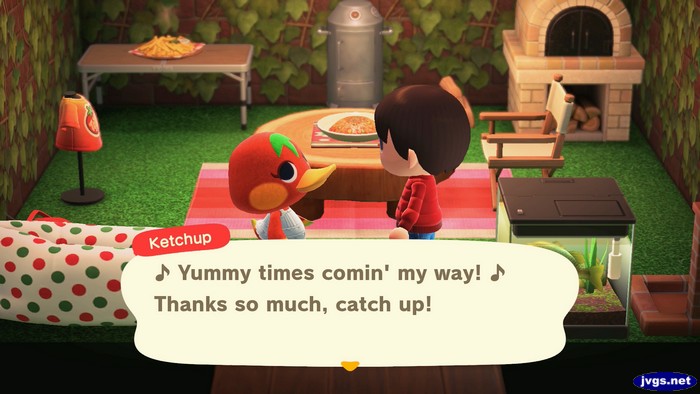 Ketchup: Yummy times comin' my way! Thanks so much, catch up!
