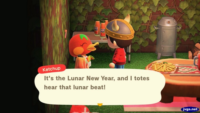 Ketchup: It's the Lunar New Year, and I totes hear that lunar beat!