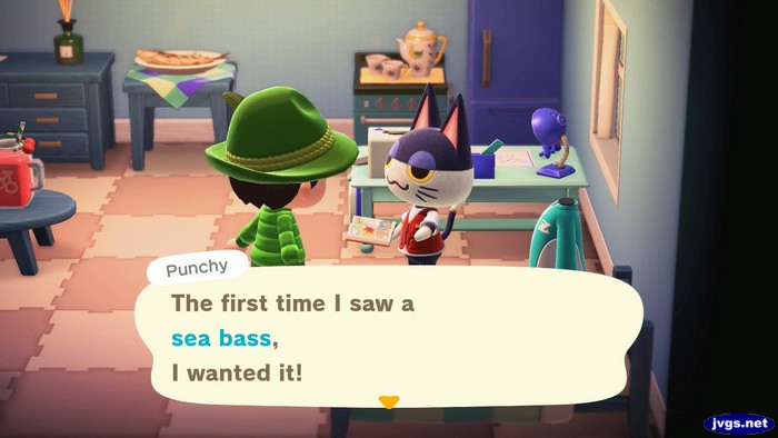 Punchy: The first time I saw a sea bass, I wanted it!