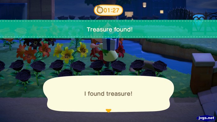 Treasure found! I found treasure!