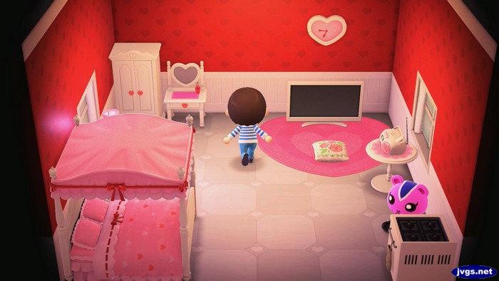 The inside of Peanut's house. How cute!