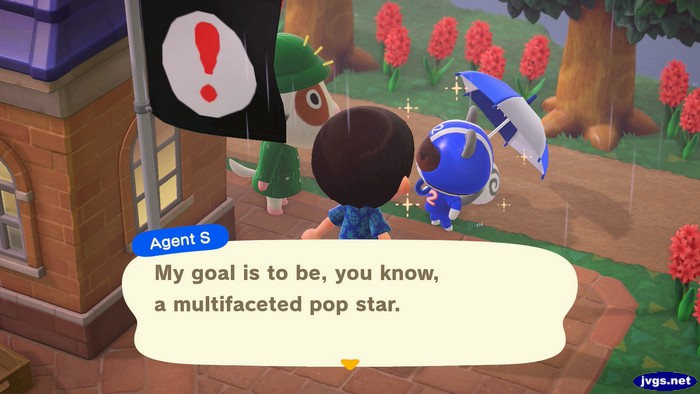 Agent S: My goal is to be, you know, a multifaceted pop star.