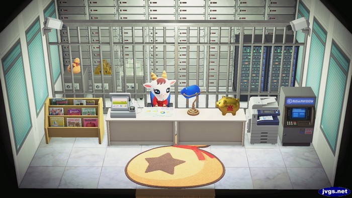 Chevre's bank vault in Happy Home Paradise (HHP).