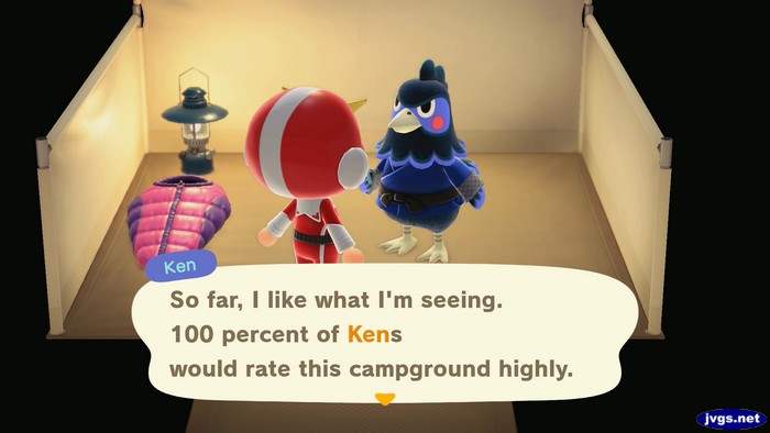 Ken: So far, I like what I'm seeing. 100 percent of Kens would rate this campground highly.