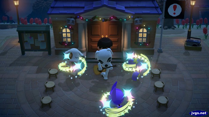 Bones, Bob, and Static change into winter hats.