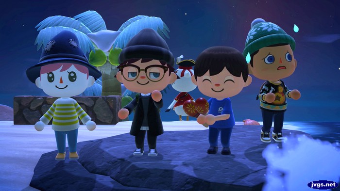 Tsu, Sam, Jeff, and Michael during Friday Night Forest.