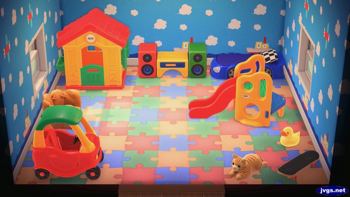 The kiddie room at the Forest Hotel.