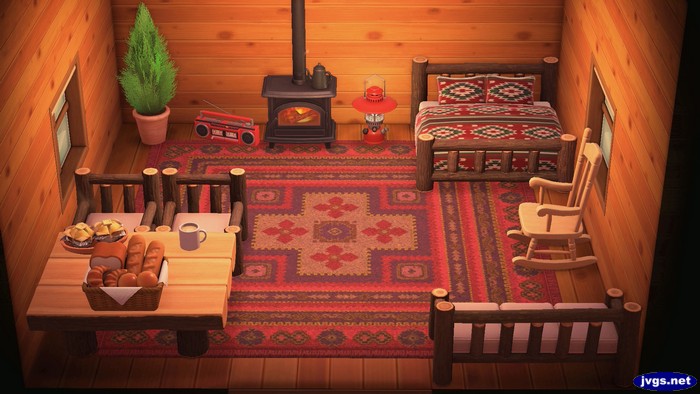 My lodge room at the hotel. It's Room 6.