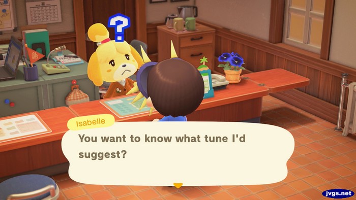 Isabelle: You want to know what tune I'd suggest?
