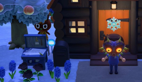 O'Hare looks at me through the trees next to my house.