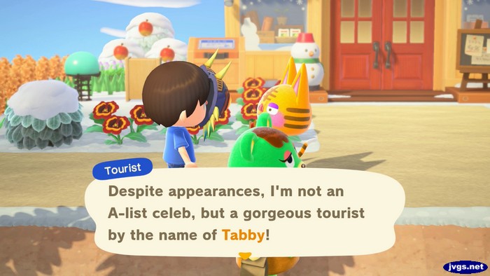 Tourist: Despite appearances, I'm not an A-list celeb, but a gorgeous tourist by the name of Tabby!