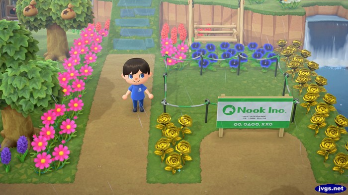 The empty plot where Ankha lived.