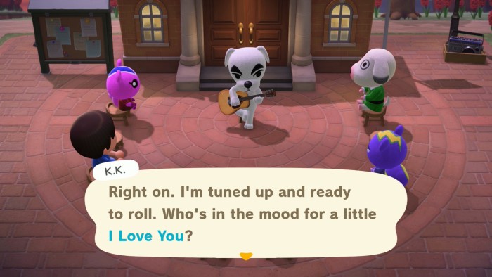 K.K.: Right on. I'm tuned up and ready to roll. Who's in the mood for a little I Love You?