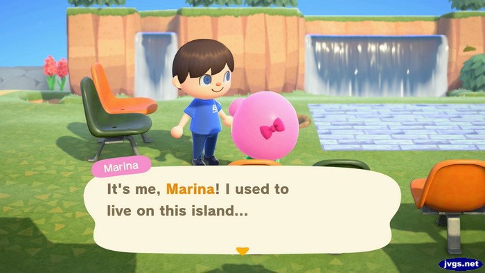 Marina: It's me, Marina! I used to live on this island...