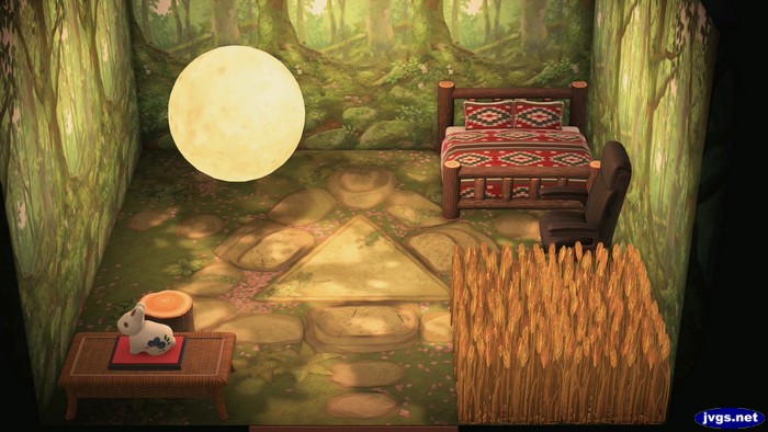 The VIP hotel room I designed for Dobie the wolf.