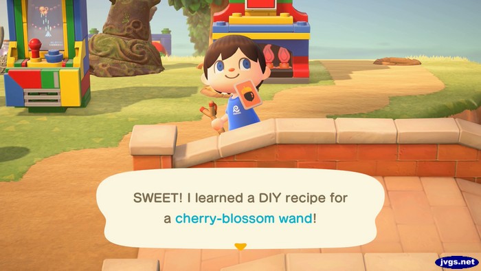 SWEET! I learned a DIY recipe for a cherry-blossom wand!