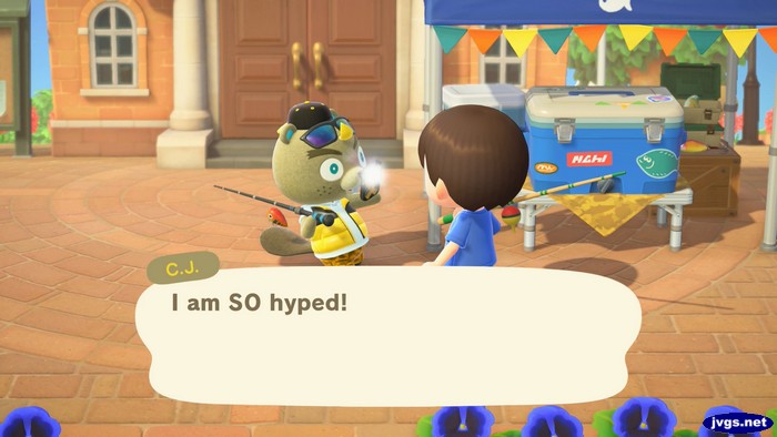 C.J.: I am SO hyped!