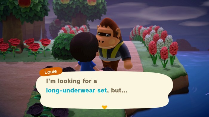 Louie: I'm looking for a long-underwear set, but...