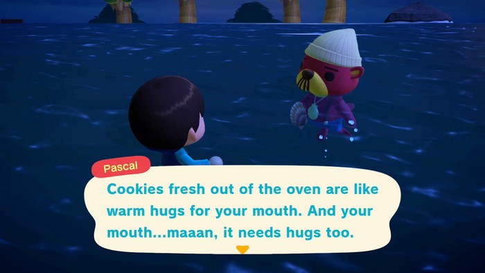Pascal: Cookies fresh out of the oven are like warm hugs for your mouth. And your mouth...maaan, it needs hugs too.