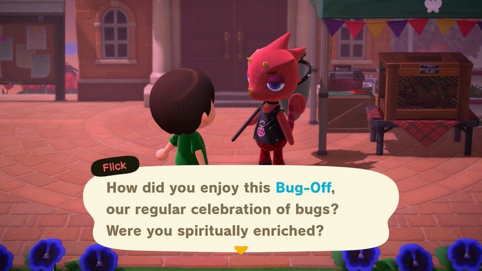 Flick: How did you enjoy this Bug-Off, our regular celebration of bugs? Were you spiritually enriched?