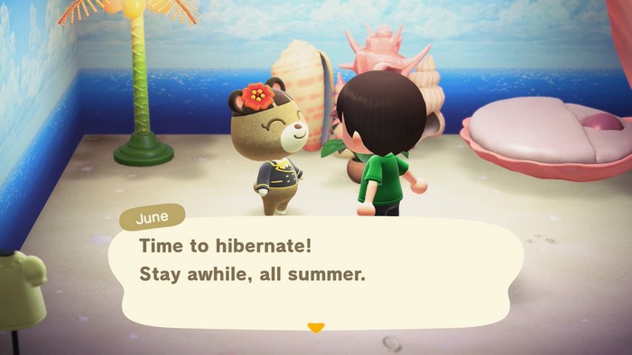June: Time to hibernate! Stay awhile, all summer.
