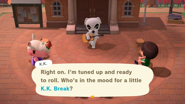 K.K.: Right on. I'm tuned up and ready to roll. Who's in the mood for a little K.K. Break?