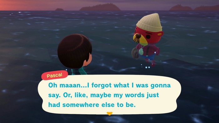 Pascal: Oh maaan...I forgot what I was gonna say. Or, like, maybe my words just had somewhere else to be.