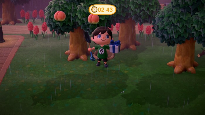 2:43 remains on the timer as I found the treasure.