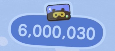 Nook MIles: 6,000,030