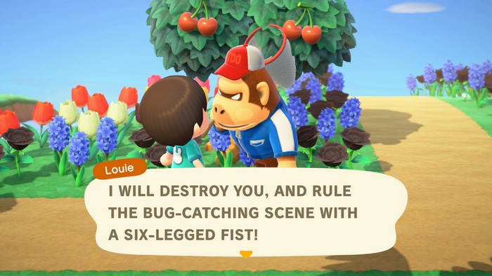 Louie: I WILL DESTROY YOU, AND RULE THE BUG-CATCHING SCENE WITH A SIX-LEGGED FIST!