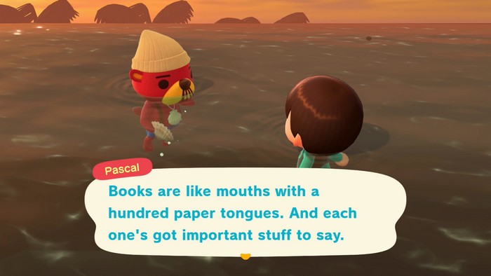 Pascal: Books are like mouths with a hundred paper tongues. And each one's got important stuff to say.