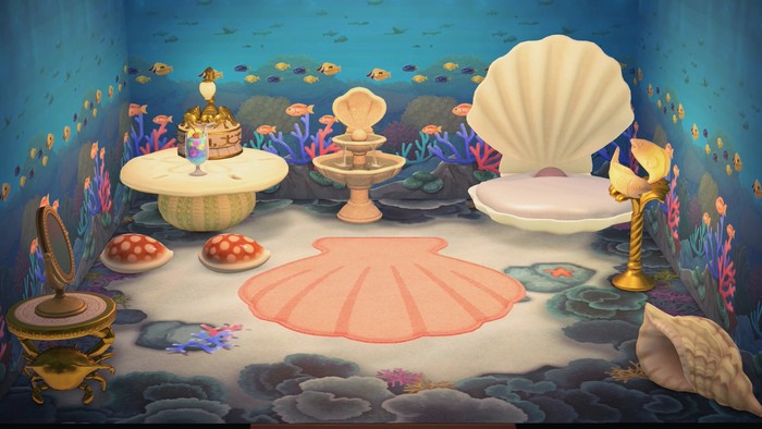 The underwater-themed VIP room I designed for Cephalobot at the hotel.