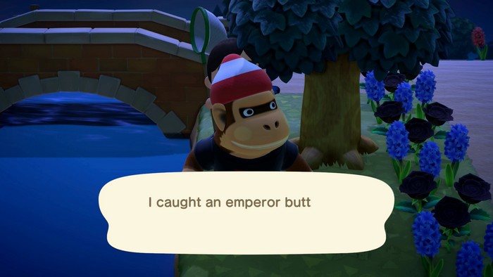I caught an emperor butt
