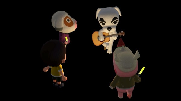 K.K. Slider performs for Bones, Jeff, and Merengue.