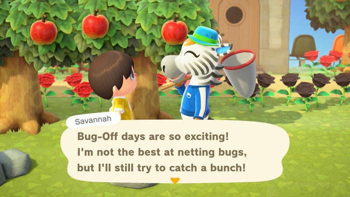 Savannah: Bug-Off days are so exciting! I'm not the best at netting bugs, but I'll still try to catch a bunch!