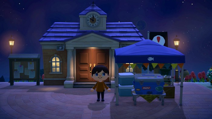C.J.'s stand stood silent as a new moon hovered overhead.