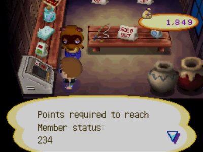 PTM: Points required to reach Member status: 234.