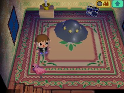 My flying saucer in my newly expanded house.