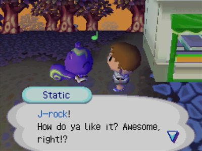 Static: J-rock! How do ya like it? Awesome, right!?