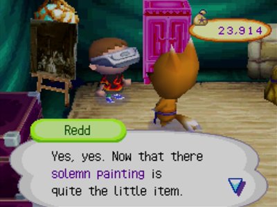 Redd: Yes, yes. Now that there solemn painting is quite the little item.