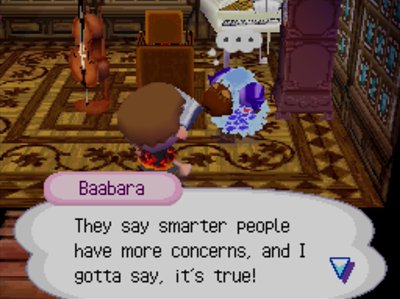 Baabara: They say smarter people have more concerns, and I gott say, it's true!