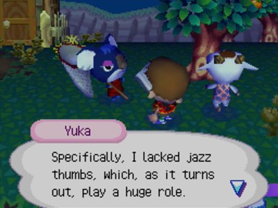 Yuka: Specifically, I lacked jazz thumbs, which, as it turns out, play a huge role.